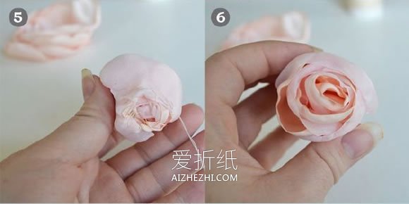 绸缎花制作方法图解- www.aizhezhi.com