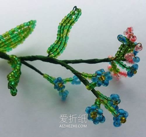 串珠盆栽的制作方法图解- www.aizhezhi.com