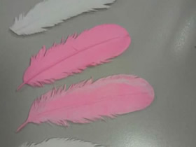 超轻粘土制作羽毛的方法图解