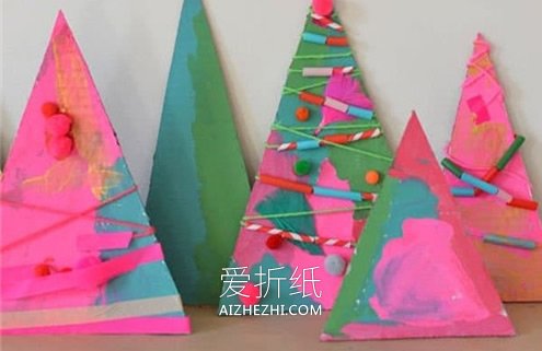 简单废物利用做圣诞树的方法- www.aizhezhi.com