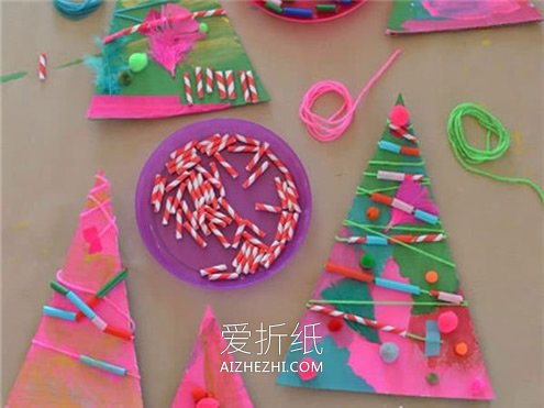 简单废物利用做圣诞树的方法- www.aizhezhi.com