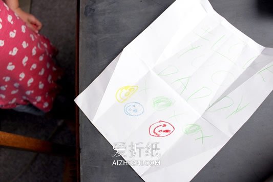 父亲节衬衫贺卡的折纸方法图解- www.aizhezhi.com