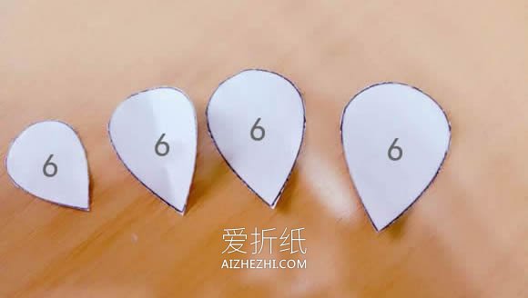 用皱纹纸做奥斯汀玫瑰的方法图解- www.aizhezhi.com