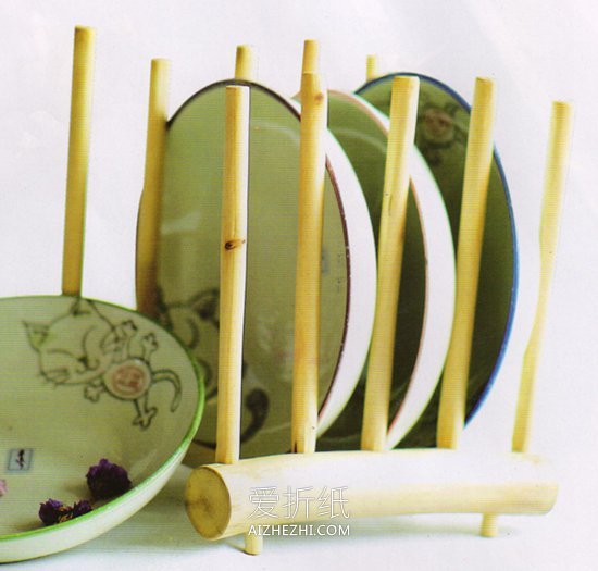自制碗碟沥水架的方法- www.aizhezhi.com