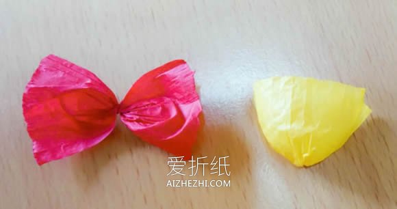 用皱纹纸做含笑花的方法- www.aizhezhi.com