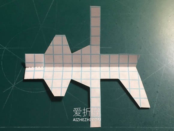 用纸做无人巡逻机的方法图解- www.aizhezhi.com