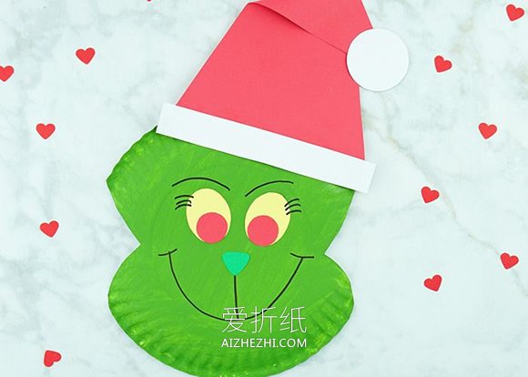 绿毛怪格林奇的手工制作方法- www.aizhezhi.com