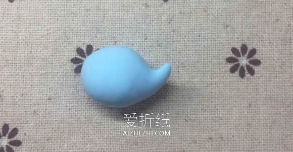 用粘土做鲸鱼的步骤图解- www.aizhezhi.com