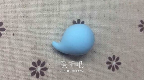 用粘土做鲸鱼的步骤图解- www.aizhezhi.com