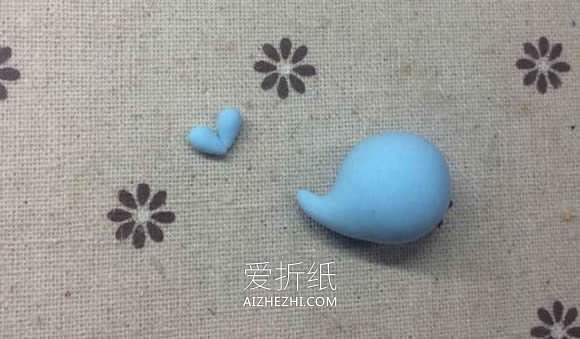 用粘土做鲸鱼的步骤图解- www.aizhezhi.com