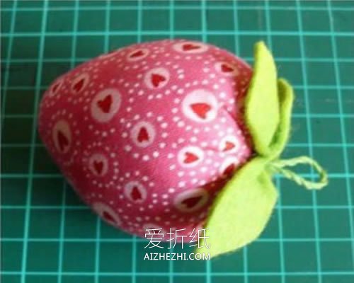 不织布草莓的制作方法- www.aizhezhi.com