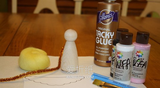 可爱天使摆件的制作方法- www.aizhezhi.com