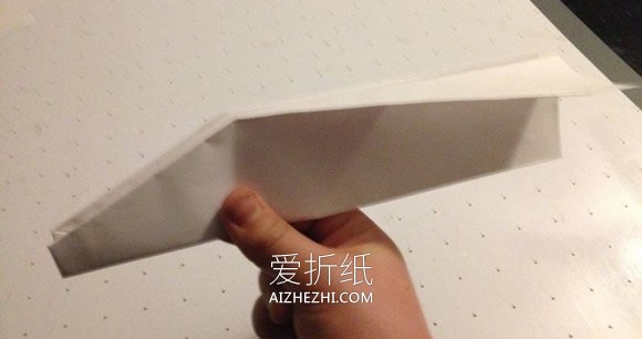 折纸平头飞机的简单方法- www.aizhezhi.com