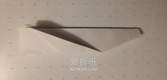 折纸平头飞机的简单方法- www.aizhezhi.com