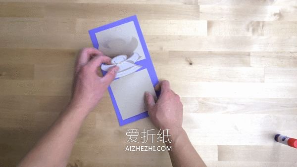 圣诞节弹出天使贺卡的制作方法- www.aizhezhi.com