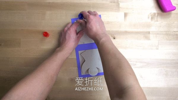 圣诞节弹出天使贺卡的制作方法- www.aizhezhi.com