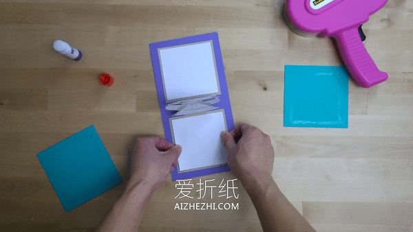 圣诞节弹出天使贺卡的制作方法- www.aizhezhi.com