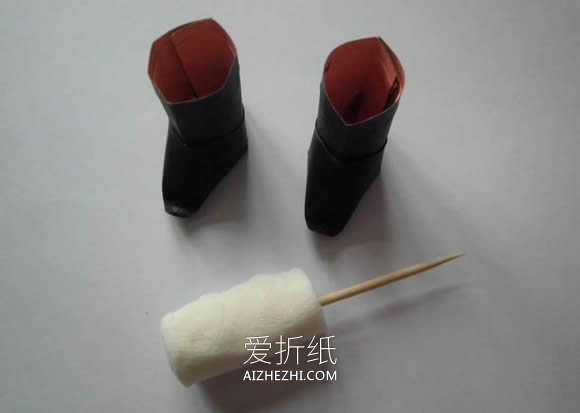 复杂立体圣诞老人的折法图解- www.aizhezhi.com