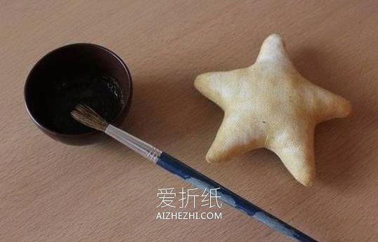 布艺圣诞星玩偶的制作方法- www.aizhezhi.com