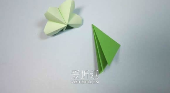 简单四叶草折纸教程- www.aizhezhi.com