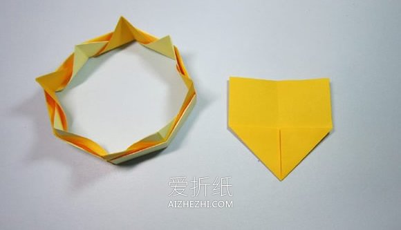简单的皇冠折纸教程图解- www.aizhezhi.com