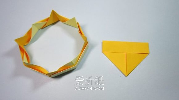 简单的皇冠折纸教程图解- www.aizhezhi.com