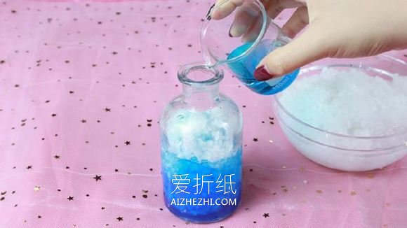 用玻璃罐制作星空许愿瓶的方法- www.aizhezhi.com