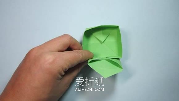 折纸正方形收纳盒图解- www.aizhezhi.com