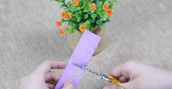 简单用不织布做风信子花的方法- www.aizhezhi.com