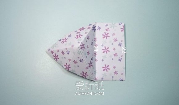 简单的手机支架折纸教程- www.aizhezhi.com