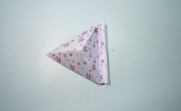 简单的手机支架折纸教程- www.aizhezhi.com