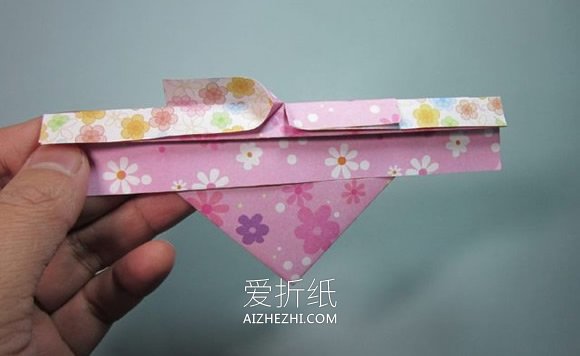 带翅膀爱心折纸步骤图- www.aizhezhi.com