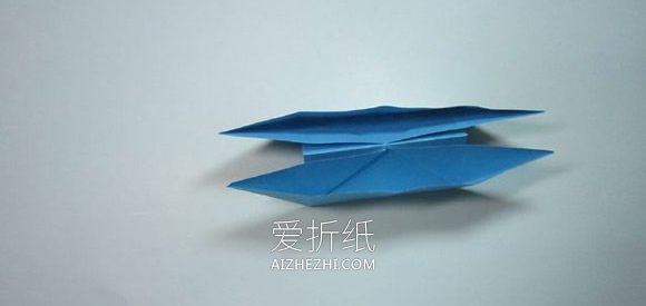 简单双体船折纸方法图解- www.aizhezhi.com