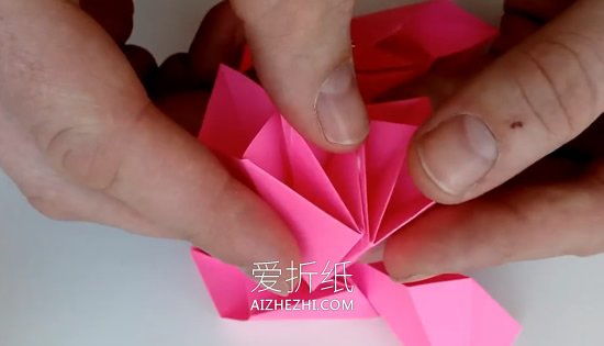 [视频]简单的折纸六瓣花教程- www.aizhezhi.com