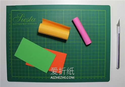 简单用卡纸制作新年灯笼的方法- www.aizhezhi.com