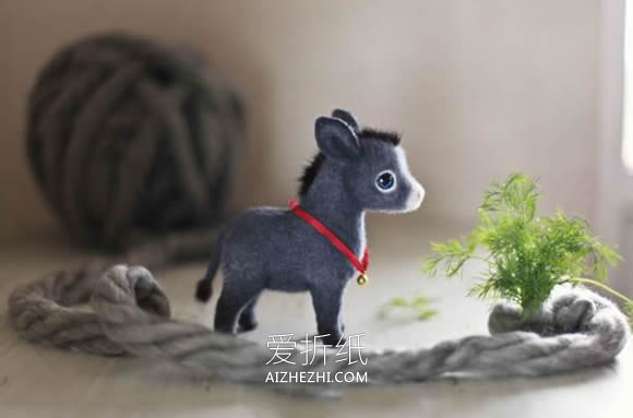 治愈系羊毛毡动物作品欣赏- www.aizhezhi.com