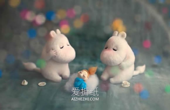 治愈系羊毛毡动物作品欣赏- www.aizhezhi.com