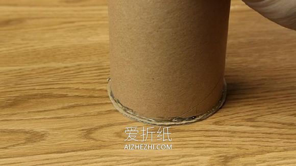 用卷纸筒做可爱笔筒的方法- www.aizhezhi.com