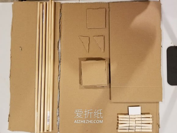 [视频]用硬纸板制作桌上足球桌的方法- www.aizhezhi.com