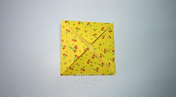 花瓣盒子怎么折图解- www.aizhezhi.com