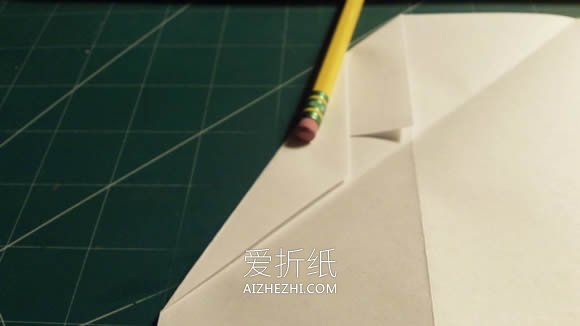 隐形巡逻飞机的折纸方法图解- www.aizhezhi.com