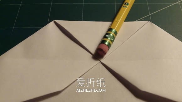 隐形巡逻飞机的折纸方法图解- www.aizhezhi.com