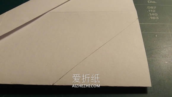 隐形巡逻飞机的折纸方法图解- www.aizhezhi.com