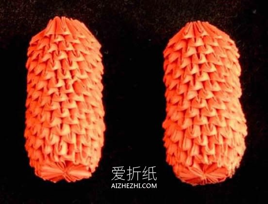 超难的三角插火车模型制作详细步骤图解- www.aizhezhi.com