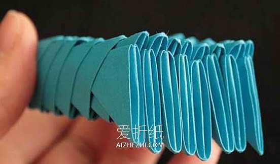 超难的三角插火车模型制作详细步骤图解- www.aizhezhi.com