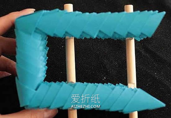 超难的三角插火车模型制作详细步骤图解- www.aizhezhi.com