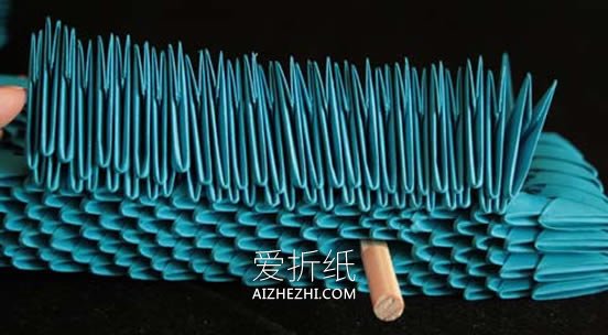 超难的三角插火车模型制作详细步骤图解- www.aizhezhi.com