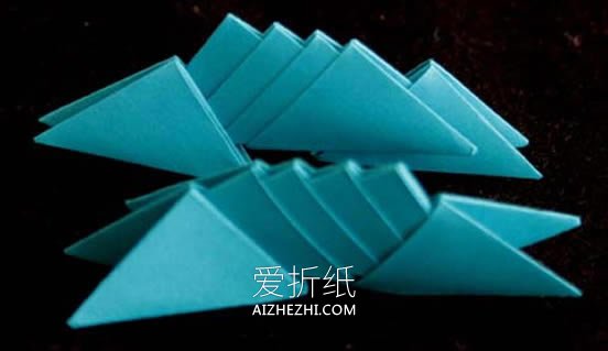 超难的三角插火车模型制作详细步骤图解- www.aizhezhi.com