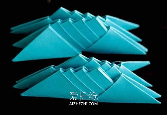 超难的三角插火车模型制作详细步骤图解- www.aizhezhi.com