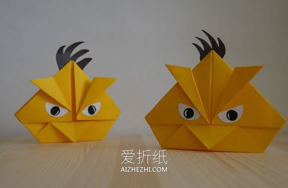 [视频]愤怒的小鸟折纸方法- www.aizhezhi.com